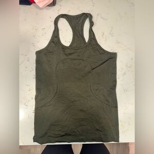Olive Green Lululemon Swiftly Tech Tank Top